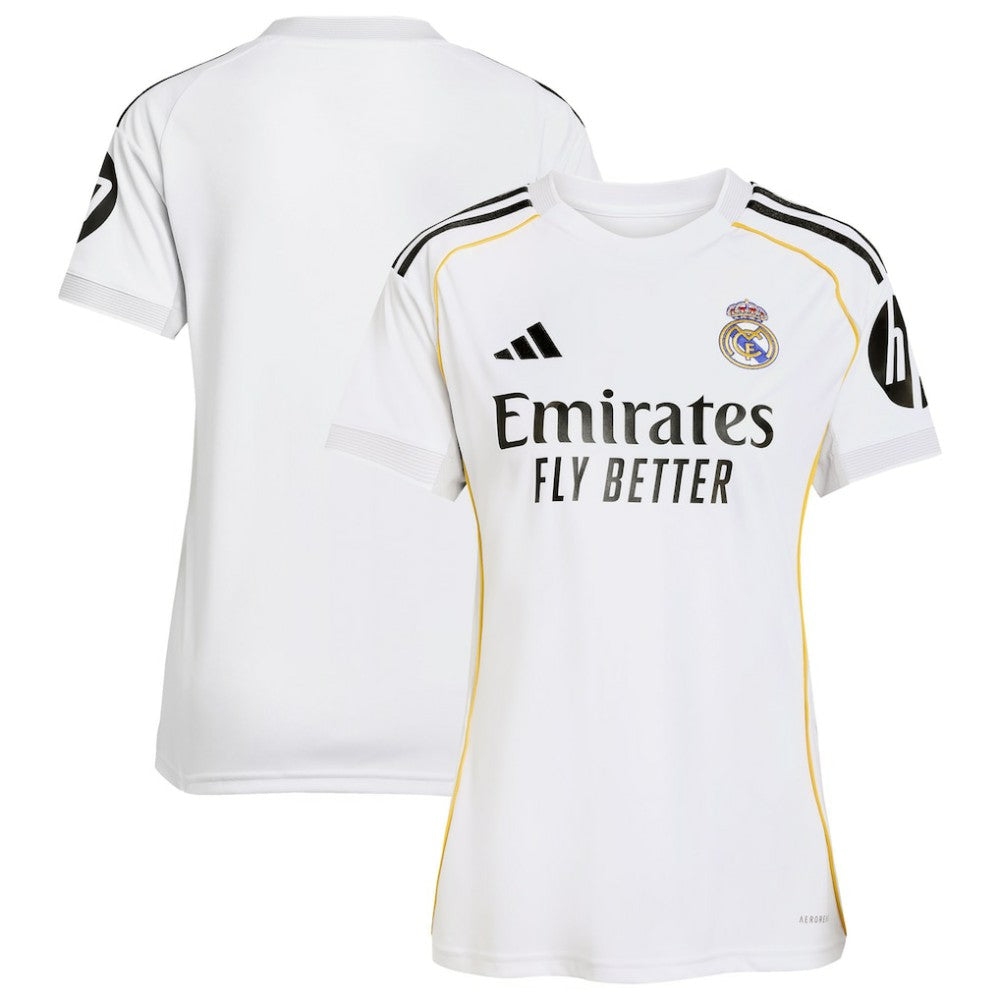 Real Madrid Women's 2025/26 Home Replica Jersey White - Adidas outlet