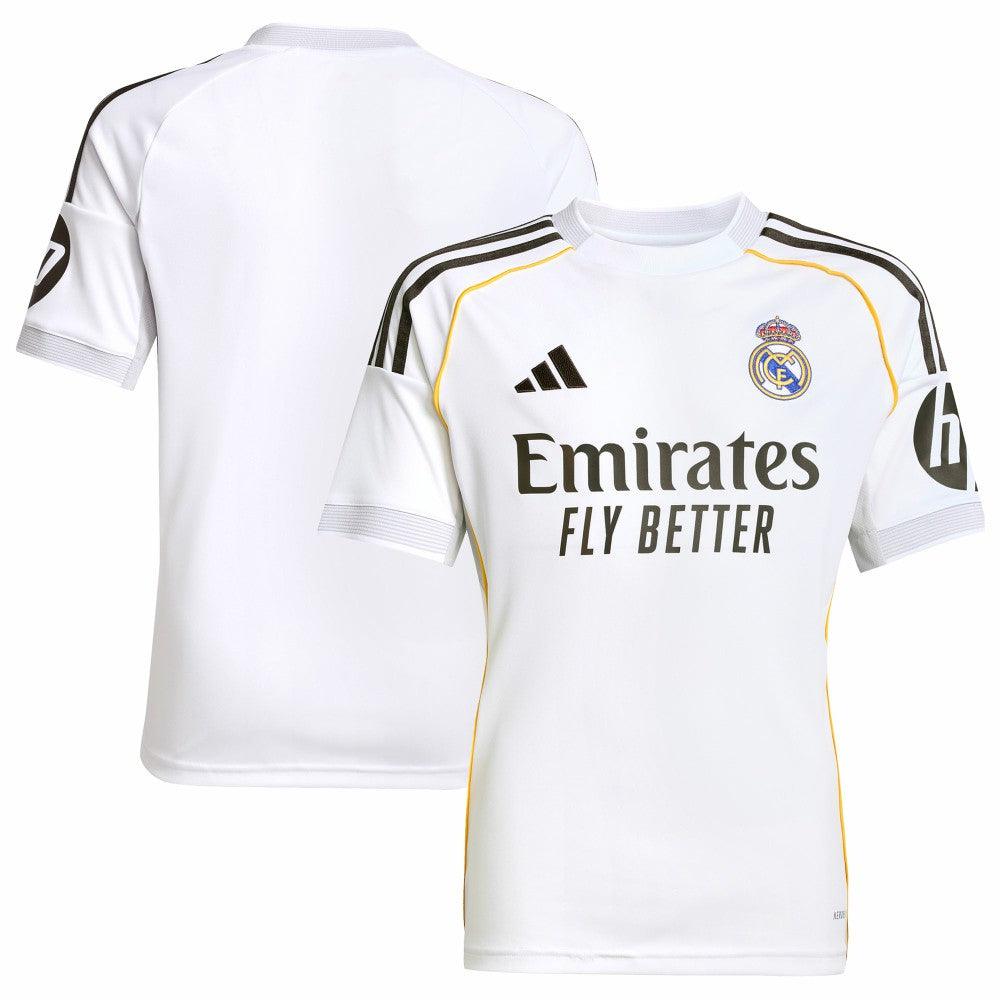 Real Madrid Youth 2025/26 Home Replica Jersey White - Adidas cheap