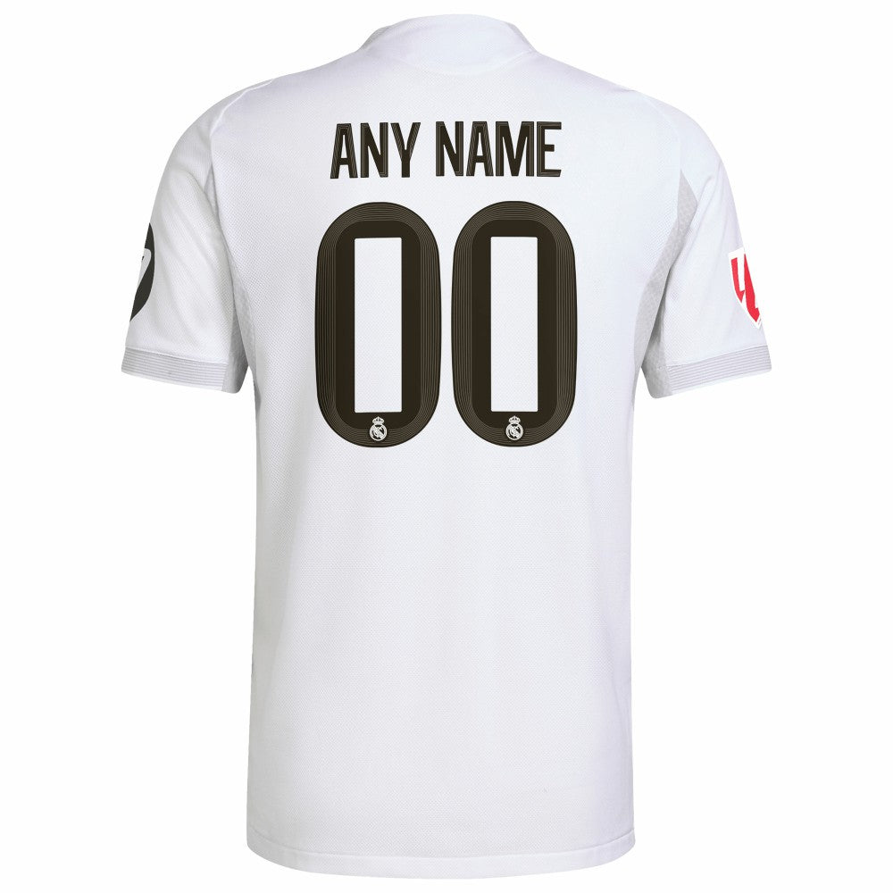 Real Madrid 2025/26 Home Custom Jersey White - Adidas Discount
