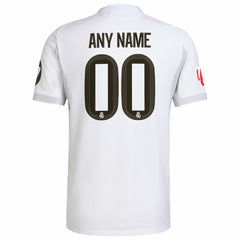Real Madrid 2025/26 Home Custom Jersey White - Adidas Discount