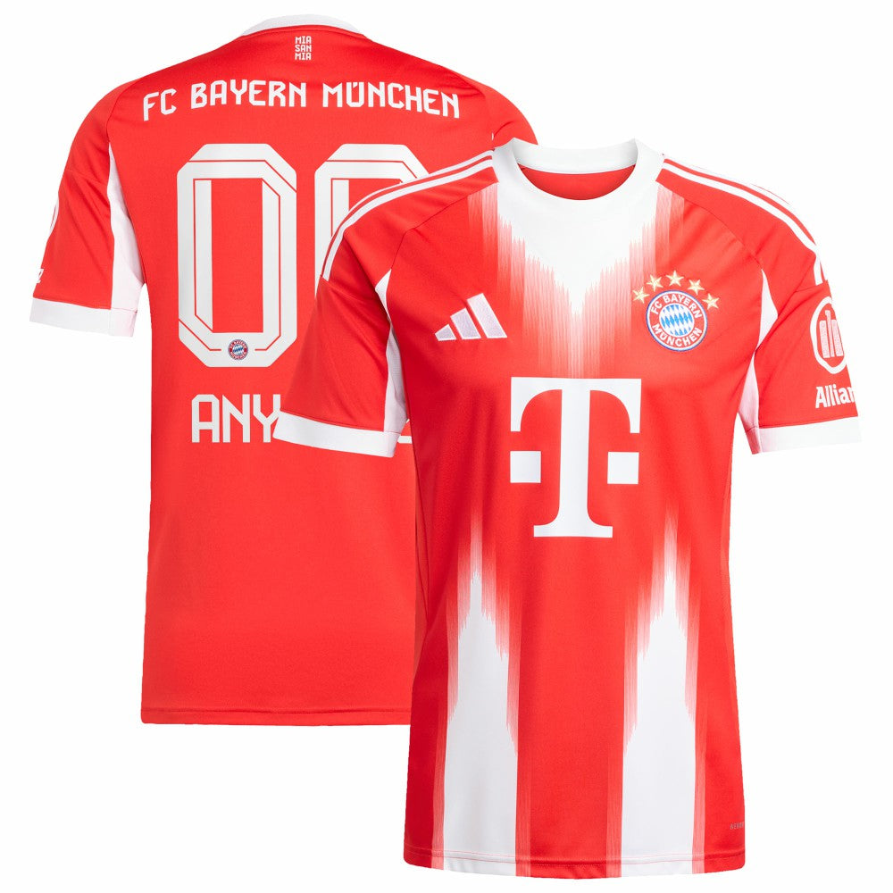 Bayern Munich 2025/26 Home Replica Custom Jersey Red - Adidas