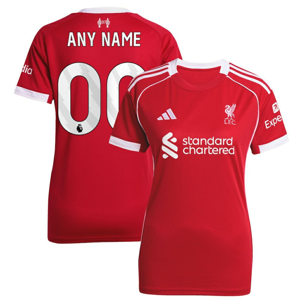 Liverpool Women's 2025/26 Home Custom Replica Jersey Red - Adidas