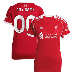 Liverpool Women's 2025/26 Home Custom Replica Jersey Red - Adidas