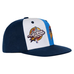 Golden State Warriors Youth 2000 All-Star Game Duo Front Snapback Hat for sale Navy | Mitchell & Ness outlet