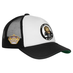 Los Angeles Kings Mitchell & Ness Youth Mascot Adjustable Trucker Hat - White - NHL 203109691