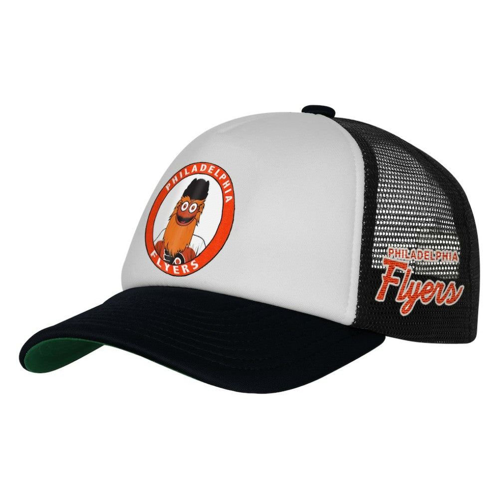 Philadelphia Flyers Mitchell & Ness Youth Mascot Adjustable Trucker Hat - White - NHL 203109694