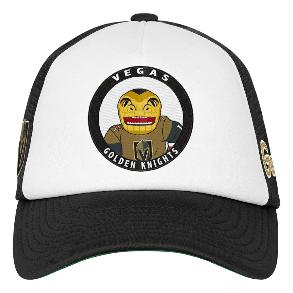 Vegas Golden Knights Mitchell & Ness Youth Mascot Adjustable Trucker Hat - White - NHL 203109698