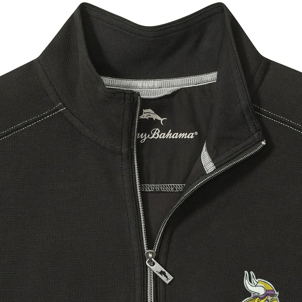 Minnesota Vikings Big & Tall Montego Bay Half-Zip Pullover Black
