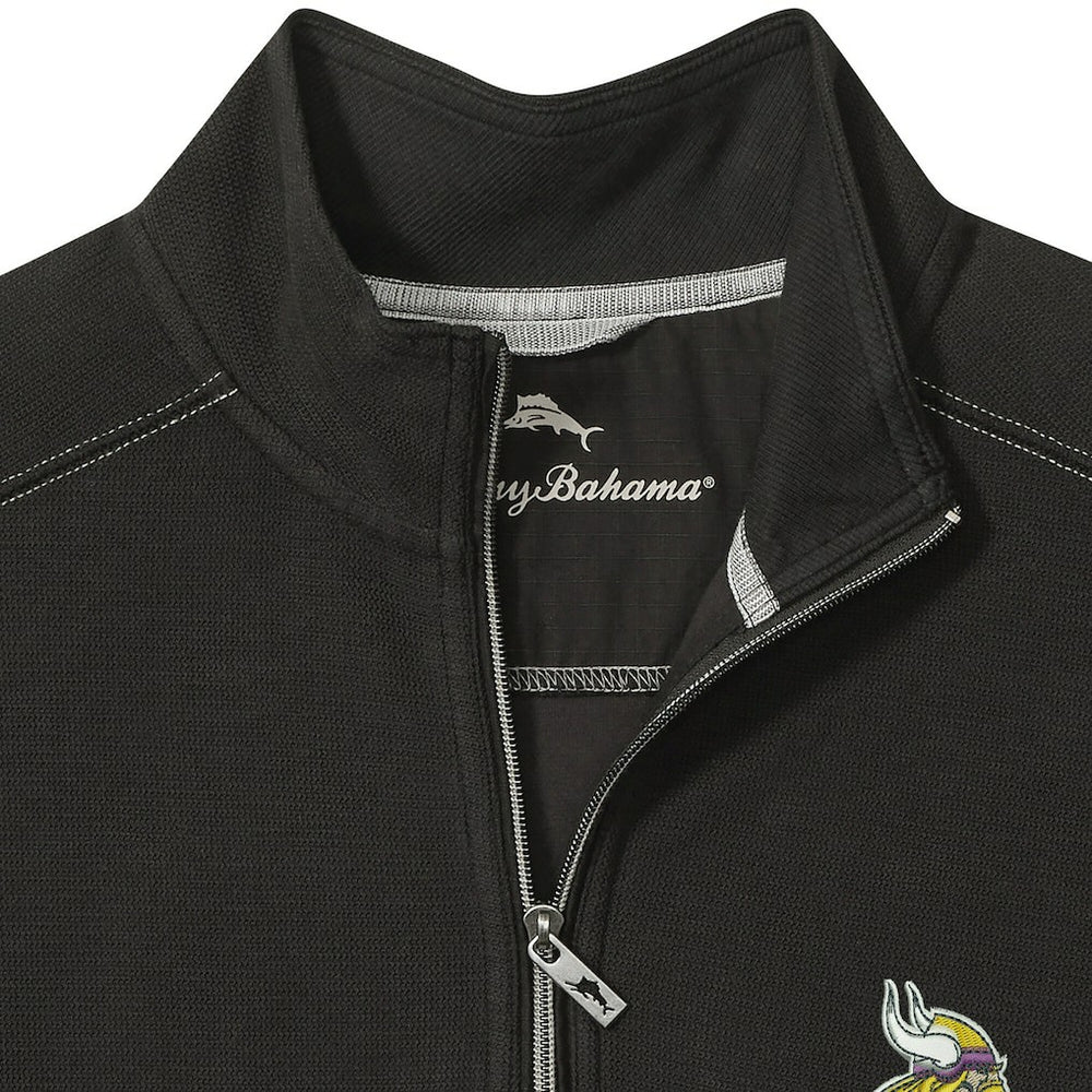 Minnesota Vikings Big & Tall Montego Bay Half-Zip Pullover Black