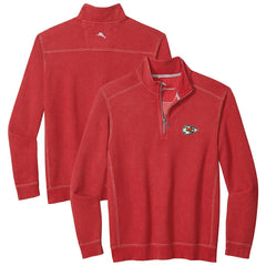 Kansas City Chiefs Big & Tall Montego Bay Half-Zip Pullover Red