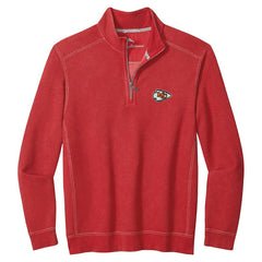 Kansas City Chiefs Big & Tall Montego Bay Half-Zip Pullover Red