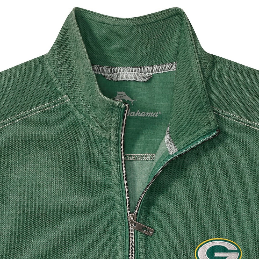 Green Bay Packers Big & Tall Montego Bay Half-Zip Pullover Green