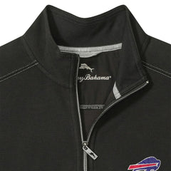 Buffalo Bills Big & Tall Montego Bay Half-Zip Pullover Black