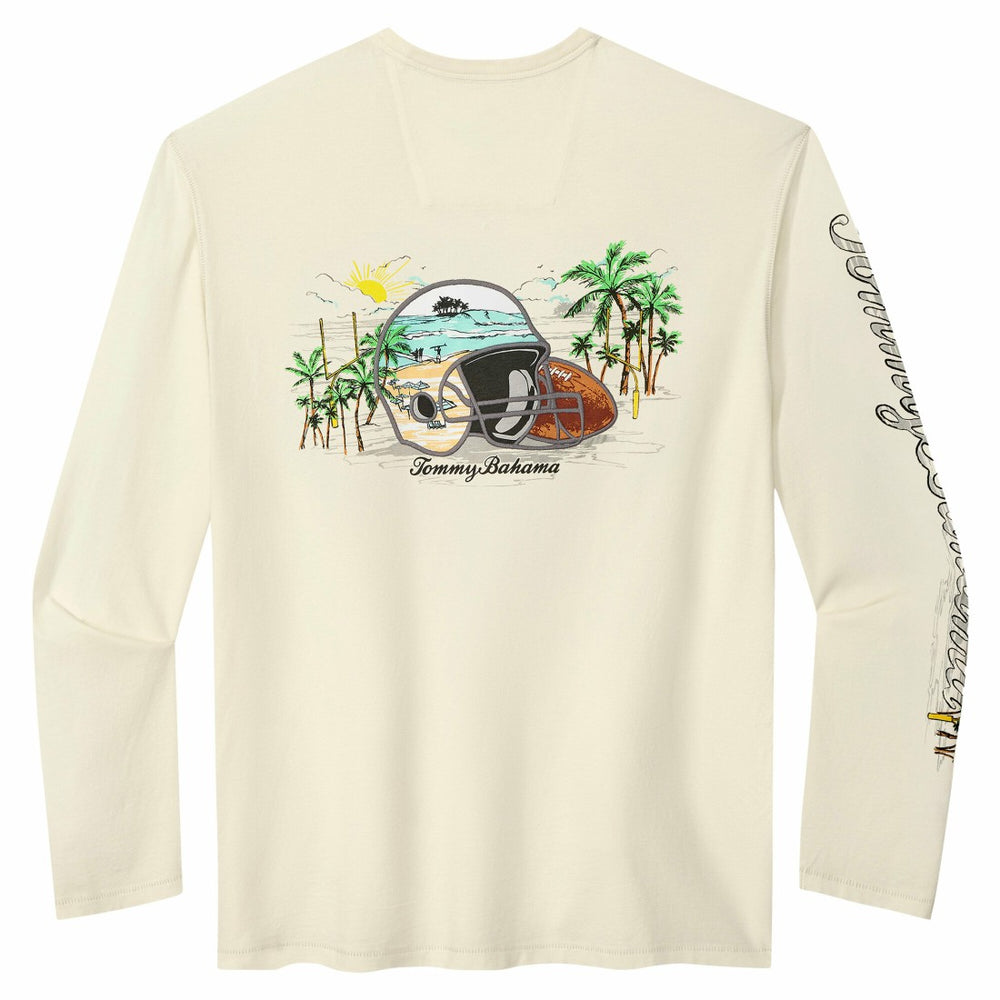 Detroit Lions Oasis Endzone Lux Long Sleeve T-Shirt Cream