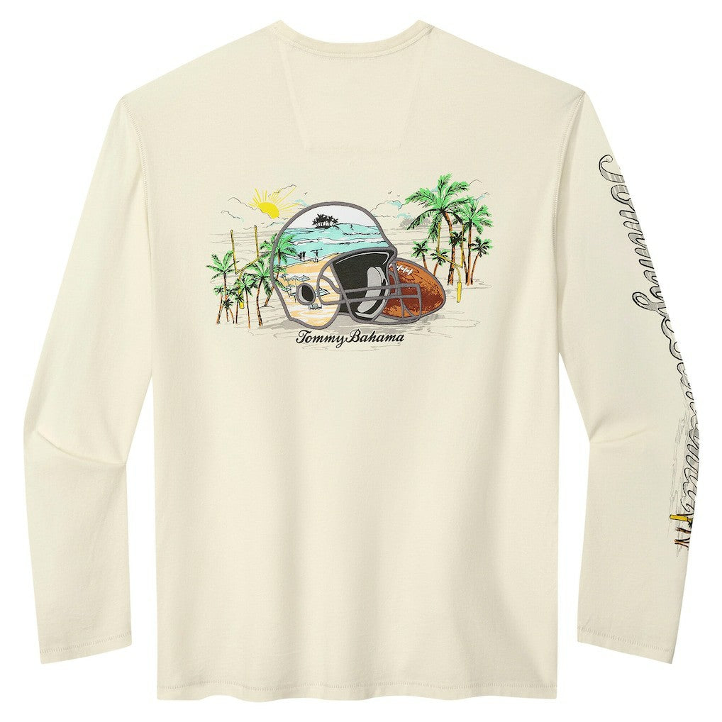 Green Bay Packers Oasis Endzone Lux Long Sleeve T-Shirt Cream