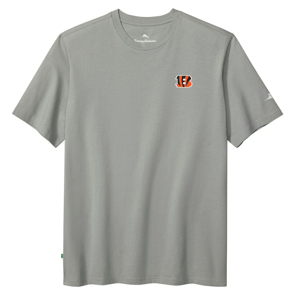 Cincinnati Bengals Huddle & Hang Tens T-Shirt Gray