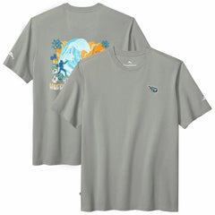 Tennessee Titans Huddle & Hang Tens T-Shirt Gray