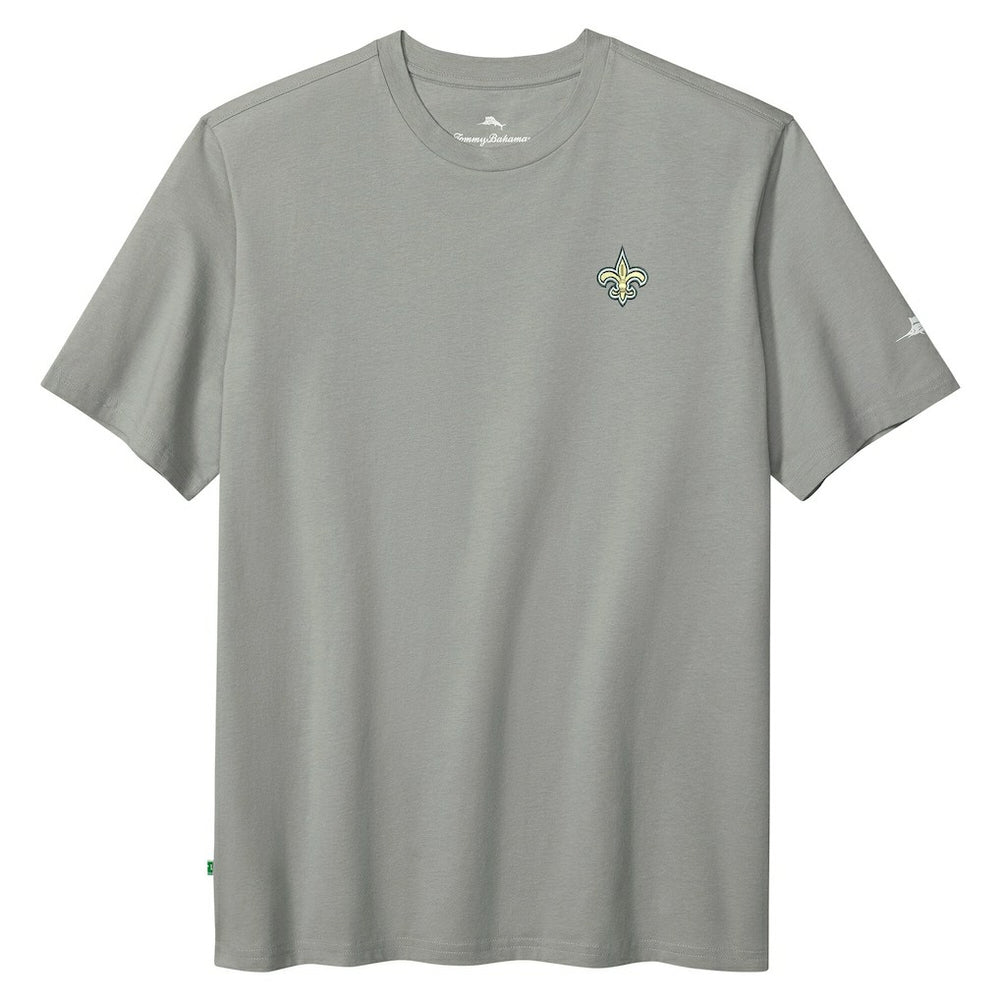 New Orleans Saints Huddle & Hang Tens T-Shirt Gray