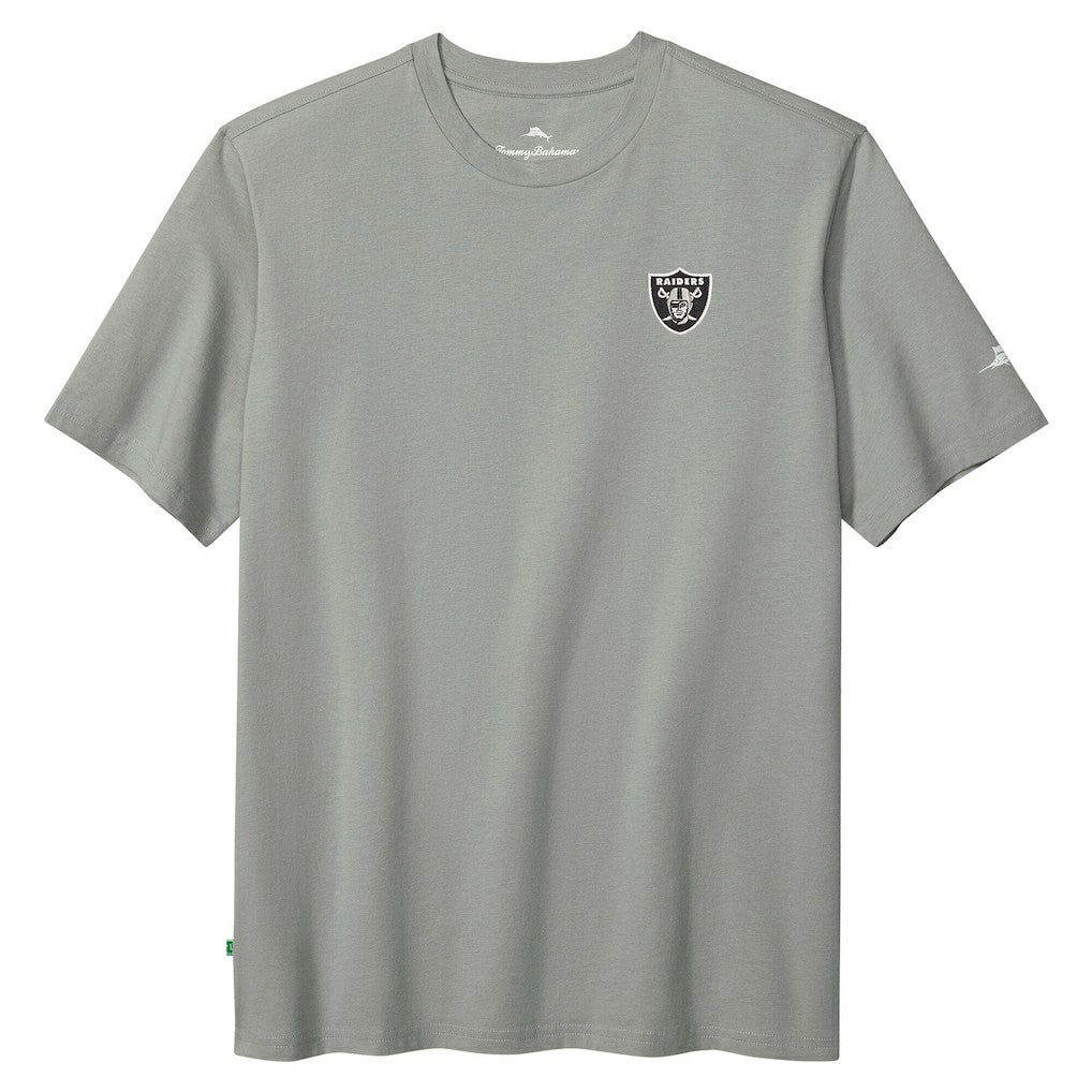 Las Vegas Raiders Huddle & Hang Tens T-Shirt Gray