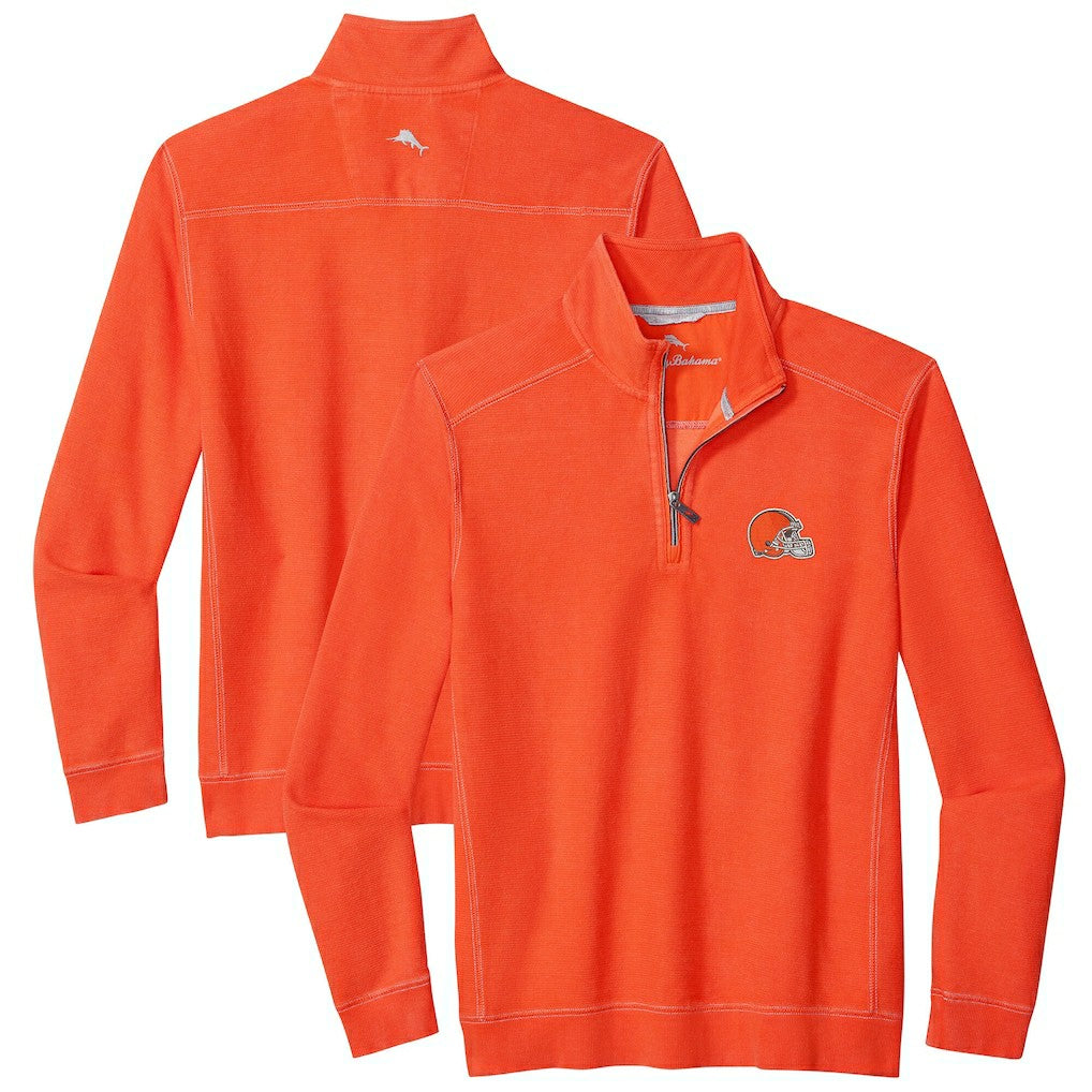 Cleveland Browns Sport Tobago Half-Zip Pullover Orange