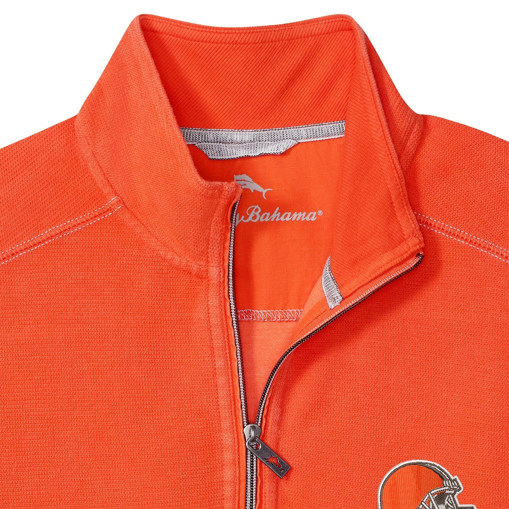 Cleveland Browns Sport Tobago Half-Zip Pullover Orange