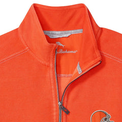 Cleveland Browns Sport Tobago Half-Zip Pullover Orange