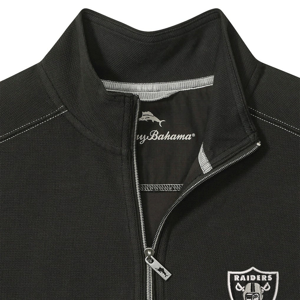 Las Vegas Raiders Sport Tobago Half-Zip Pullover Black