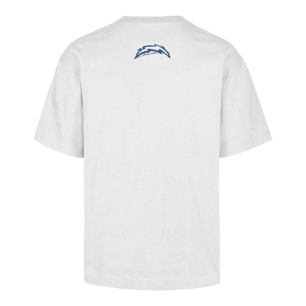 47 brand Los Angeles Chargers '47 Unisex I Love Guys Who Like Football Foundation T-Shirt White