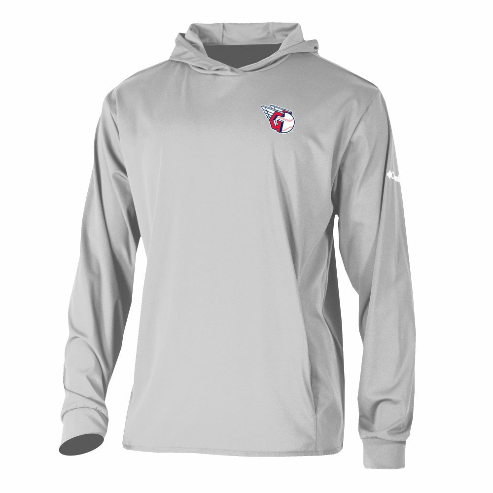 Cleveland Guardians Columbia Long Drive Pullover Hoodie - Gray - Columbia on Sale