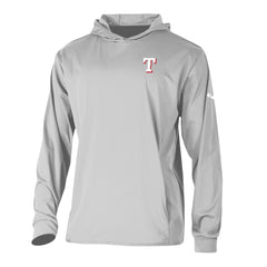 Texas Rangers Columbia Long Drive Pullover Hoodie - Gray - Columbia on Sale