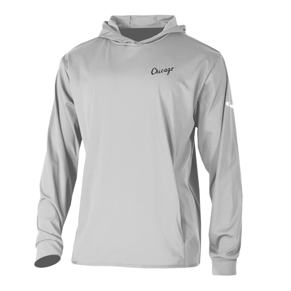 Chicago White Sox Columbia Long Drive Pullover Hoodie - Gray - Columbia Discount