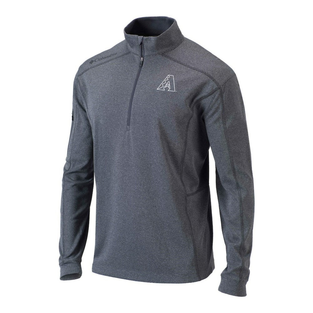Arizona Diamondbacks Columbia Omni-Wick Shotgun Quarter-Zip Pullover - Gray - Columbia Sale