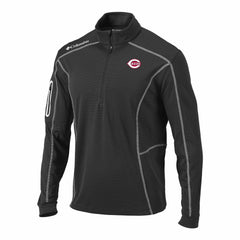 Cincinnati Reds Columbia Omni-Wick Shotgun Quarter-Zip Pullover - Gray - Columbia Lifestyle