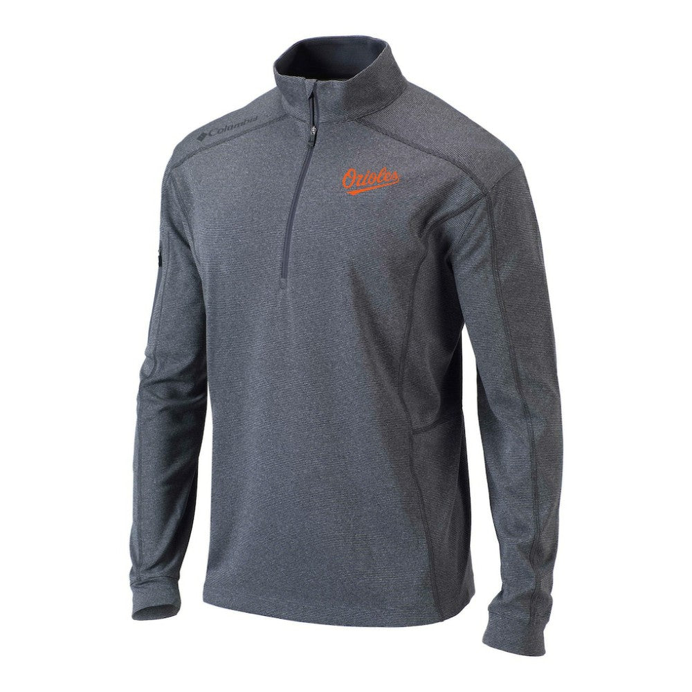 Baltimore Orioles Columbia Omni-Wick Shotgun Quarter-Zip Pullover - Black - Columbia Sale