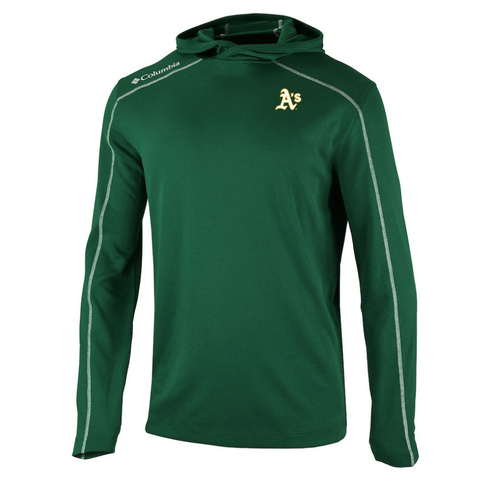 Athletics Columbia Omni-Wick Shotgun Pullover Hoodie - Green - Columbia Lifestyle