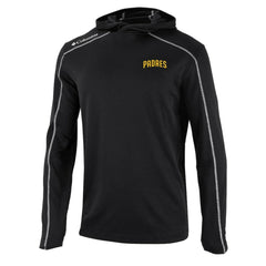 San Diego Padres Columbia Omni-Wick Shotgun Pullover Hoodie - Black - Columbia Lifestyle