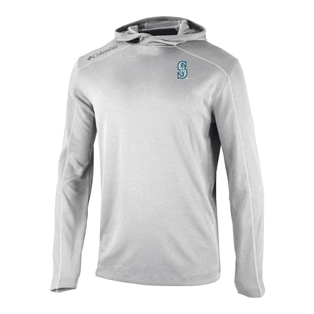 Seattle Mariners Columbia Omni-Wick Shotgun Pullover Hoodie - Gray - Columbia on Sale