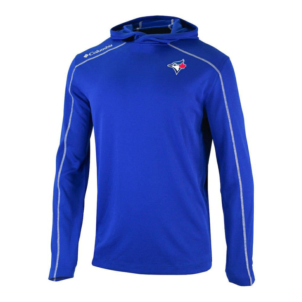 Toronto Blue Jays Columbia Omni-Wick Shotgun Pullover Hoodie - Royal - Columbia Discount