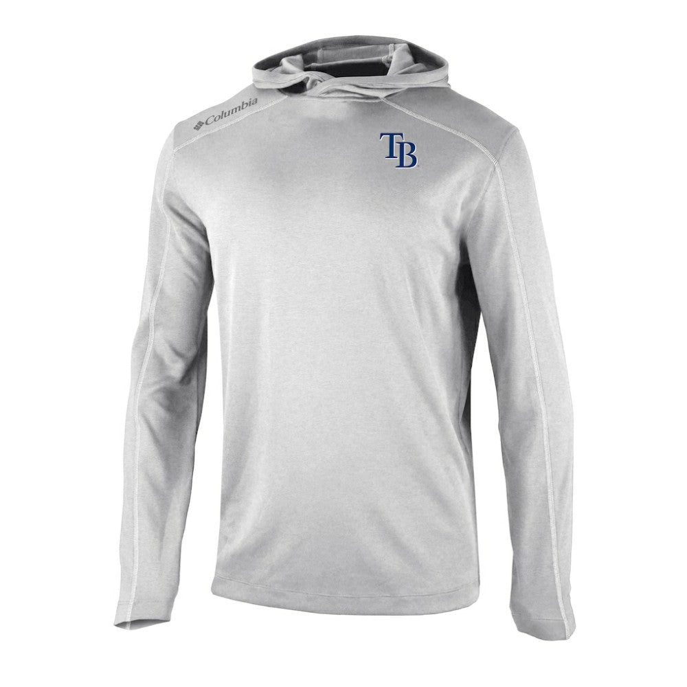 Tampa Bay Rays Columbia Omni-Wick Shotgun Pullover Hoodie - Gray - Columbia Online