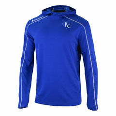 Kansas City Royals Columbia Omni-Wick Shotgun Pullover Hoodie - Royal - Columbia Discount