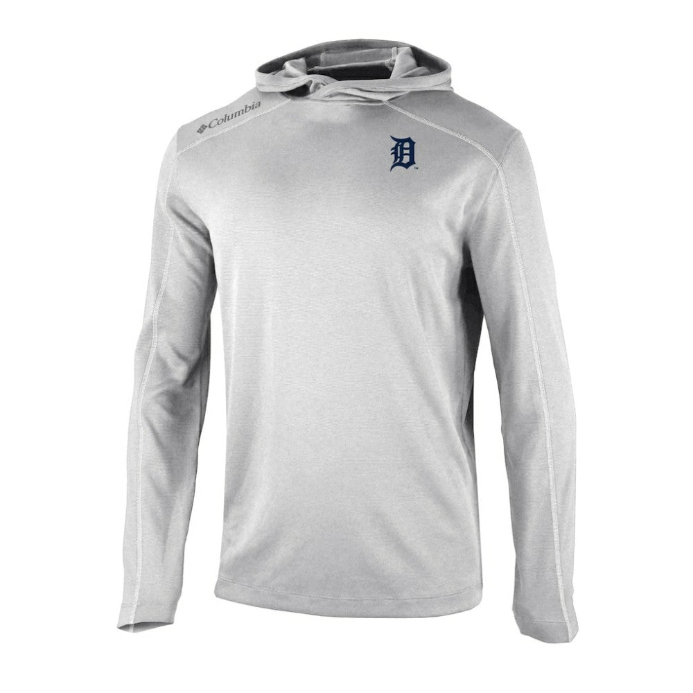 Detroit Tigers Columbia Omni-Wick Shotgun Pullover Hoodie - Gray - Columbia Online