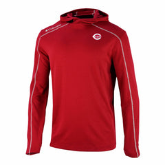 Cincinnati Reds Columbia Omni-Wick Shotgun Pullover Hoodie - Red - Columbia Sale