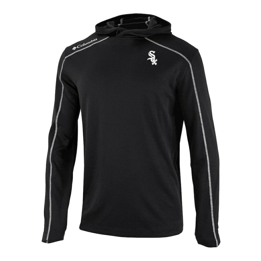Chicago White Sox Columbia Omni-Wick Shotgun Pullover Hoodie - Black - Columbia on Sale