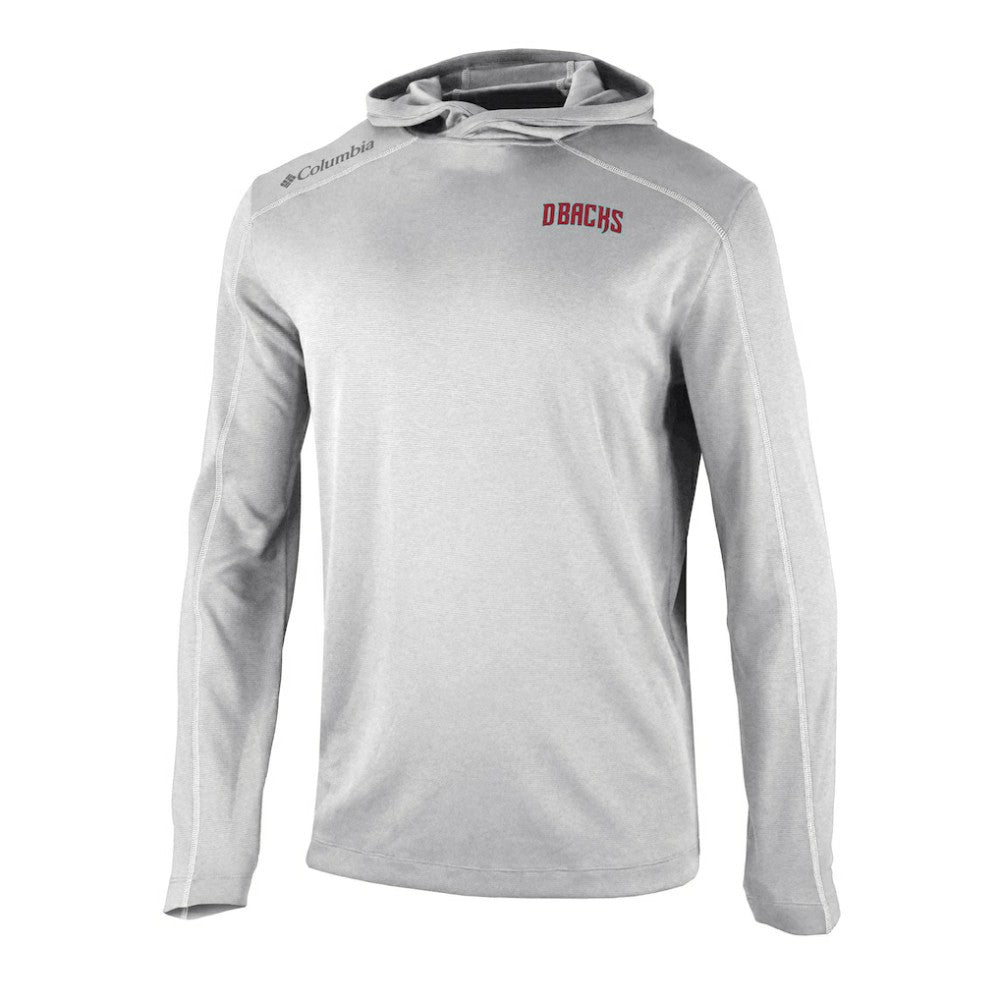 Arizona Diamondbacks Columbia Omni-Wick Shotgun Pullover Hoodie - Gray - Columbia Discount
