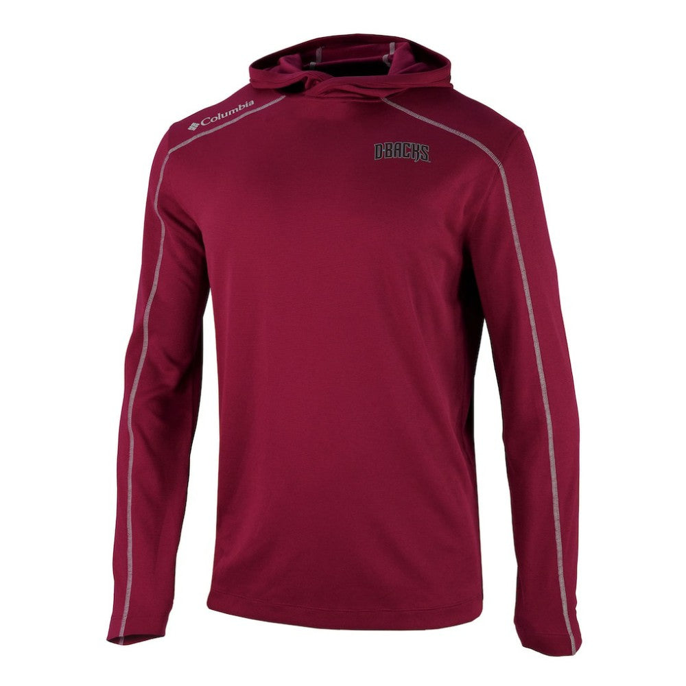 Arizona Diamondbacks Columbia Omni-Wick Shotgun Pullover Hoodie - Red - Columbia Lifestyle