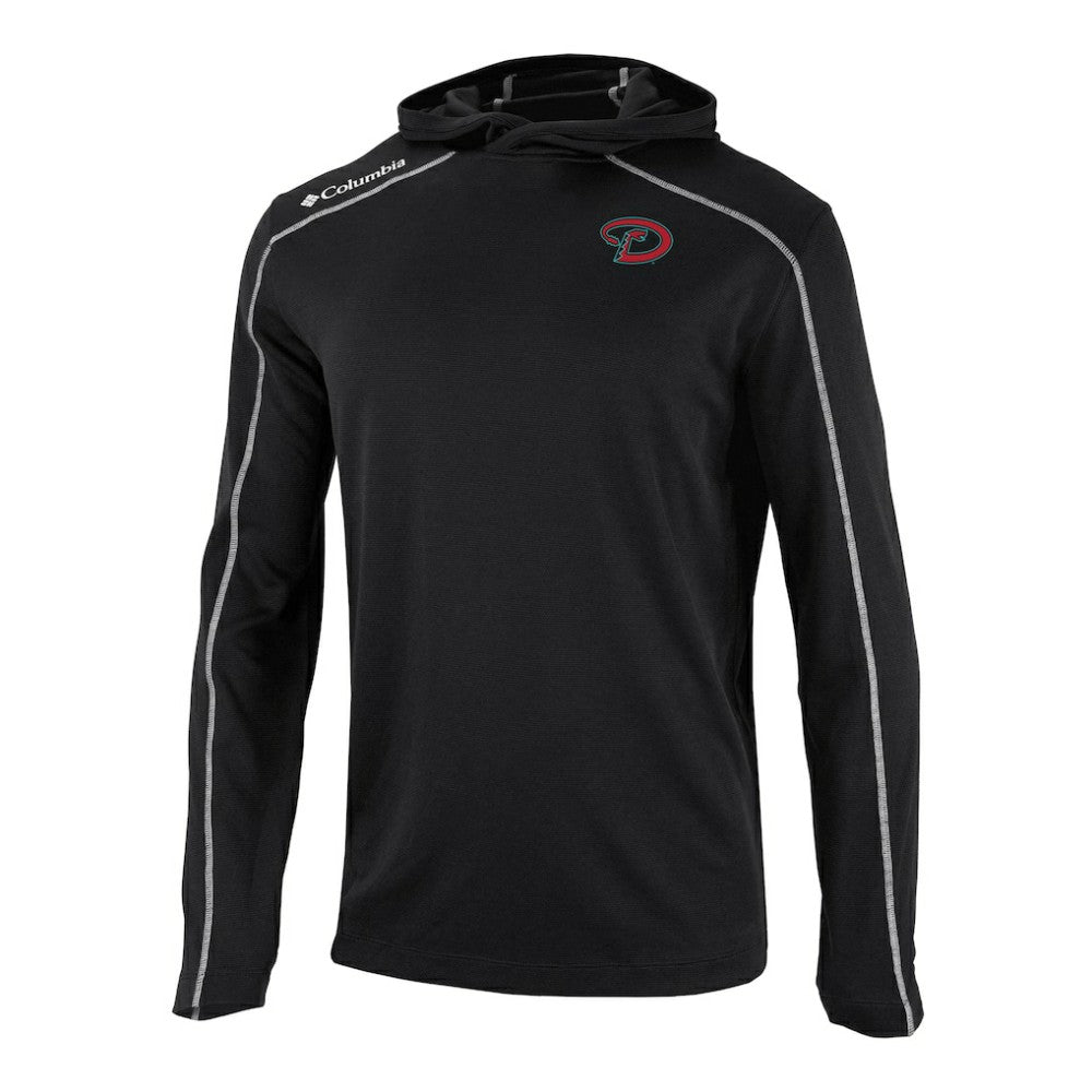Arizona Diamondbacks Columbia Omni-Wick Shotgun Pullover Hoodie - Black - Columbia Lifestyle