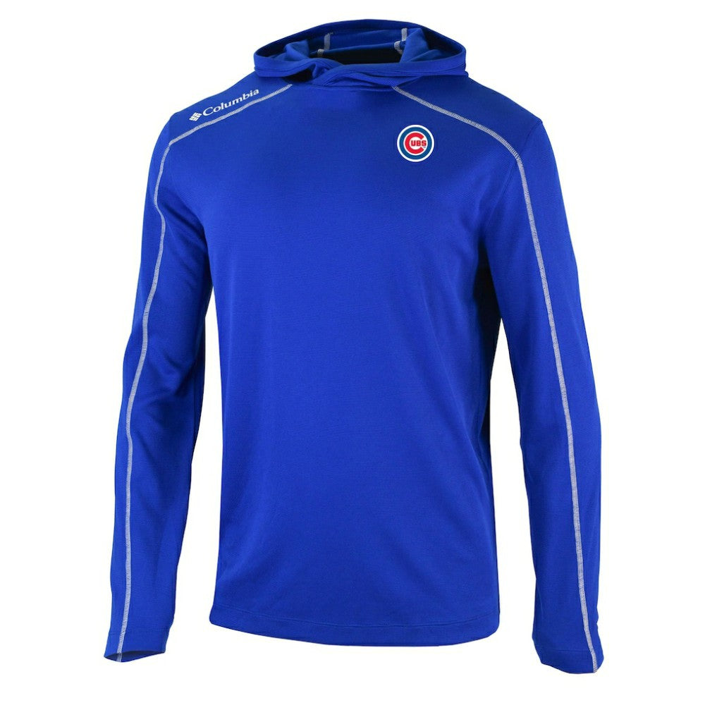 Chicago Cubs Columbia Omni-Wick Shotgun Pullover Hoodie - Royal - Columbia Sale