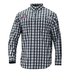 Washington Nationals Columbia Super Tamiami Omni-Shade Long Sleeve Button-Down Shirt - Navy - Columbia Sale