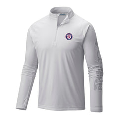 Washington Nationals Columbia Terminal Tackle Omni-Wick Raglan Quarter-Zip Pullover - White - Columbia Lifestyle