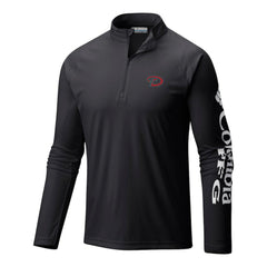 Arizona Diamondbacks Columbia Terminal Tackle Omni-Wick Raglan Quarter-Zip Pullover - Black - Columbia Online